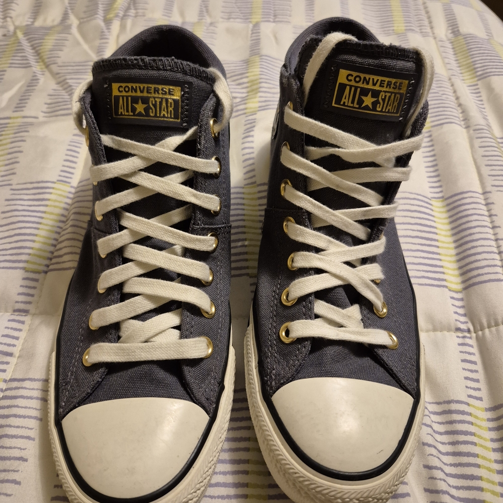 Converse All Star Gray High-Top Sneakers
